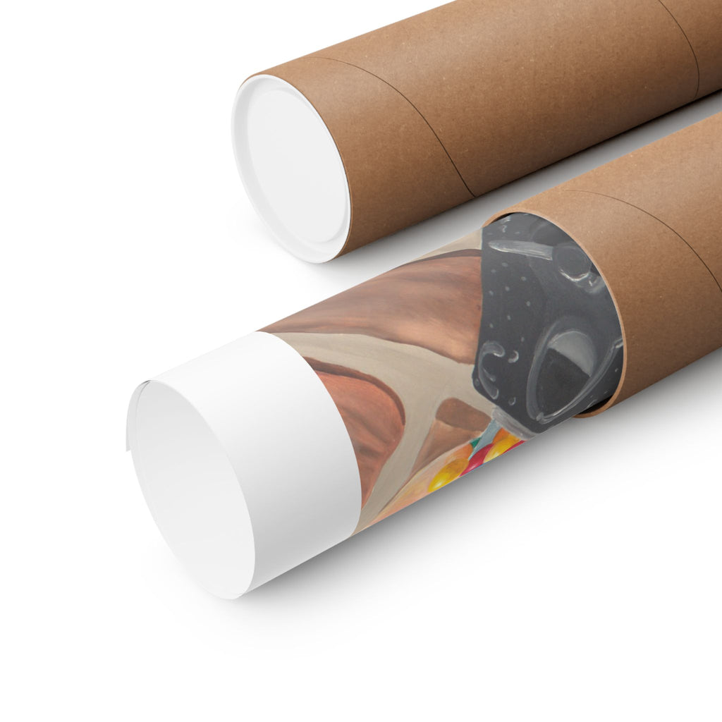 Retro Candy Machine Poster