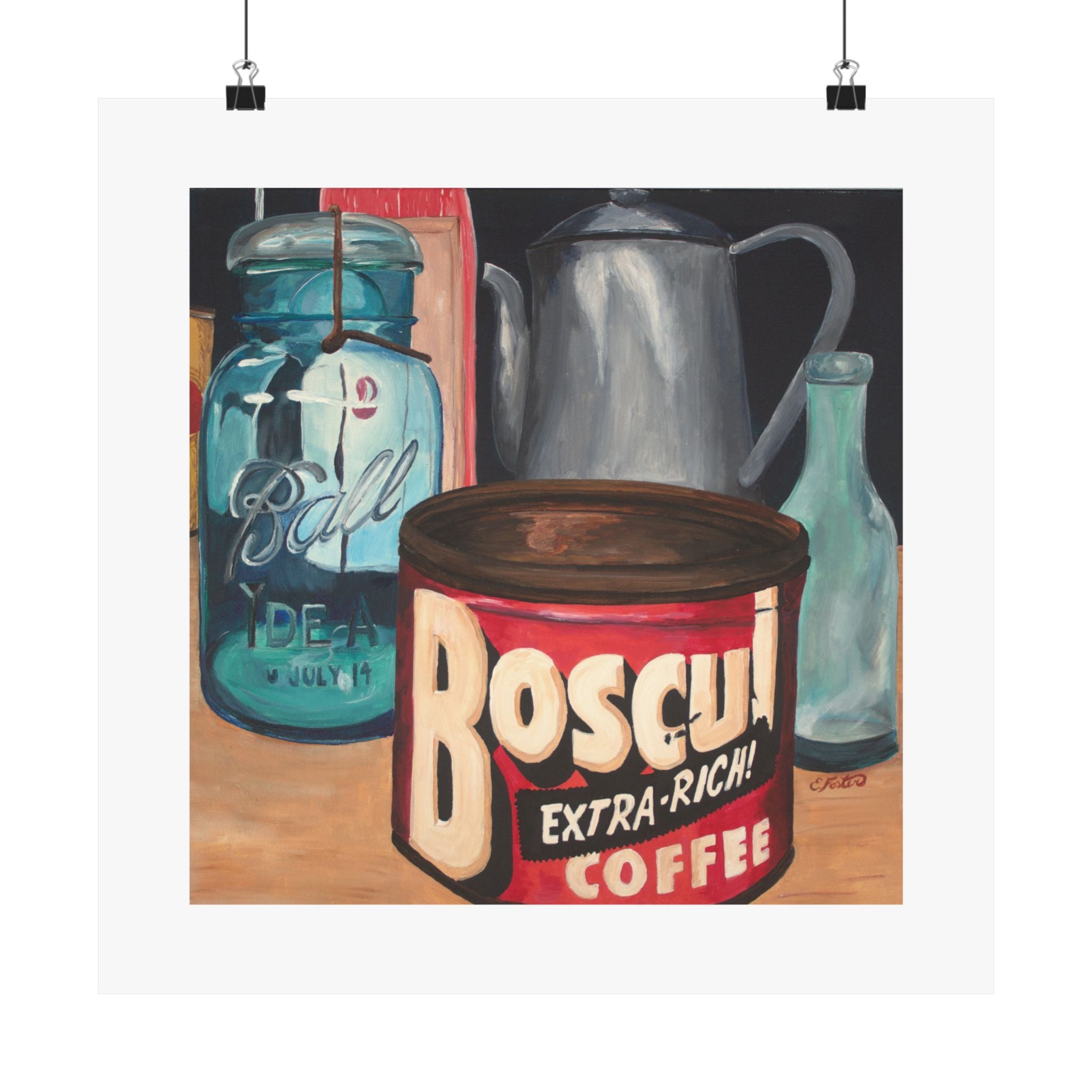 Coffee for Two Print