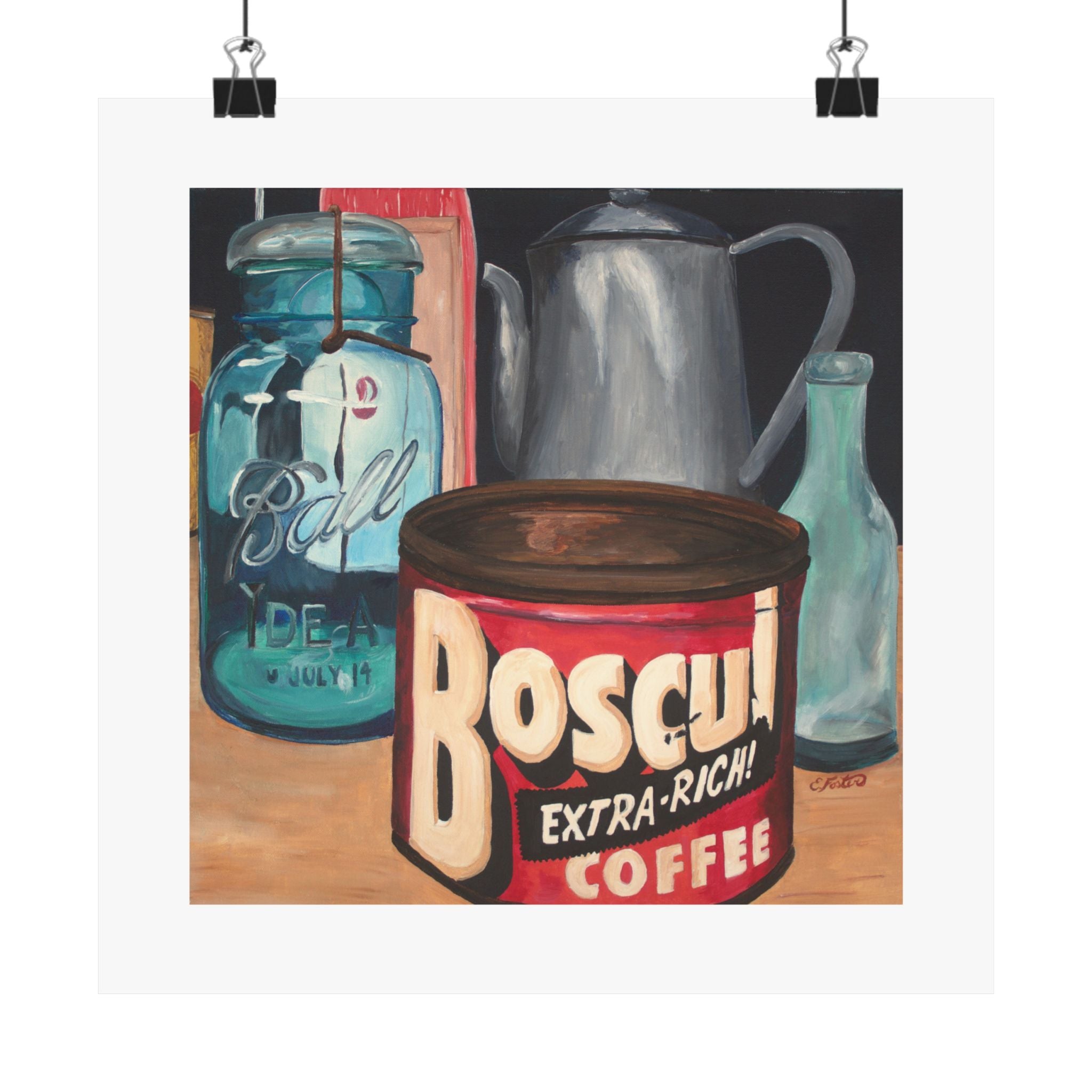 Coffee for Two Print