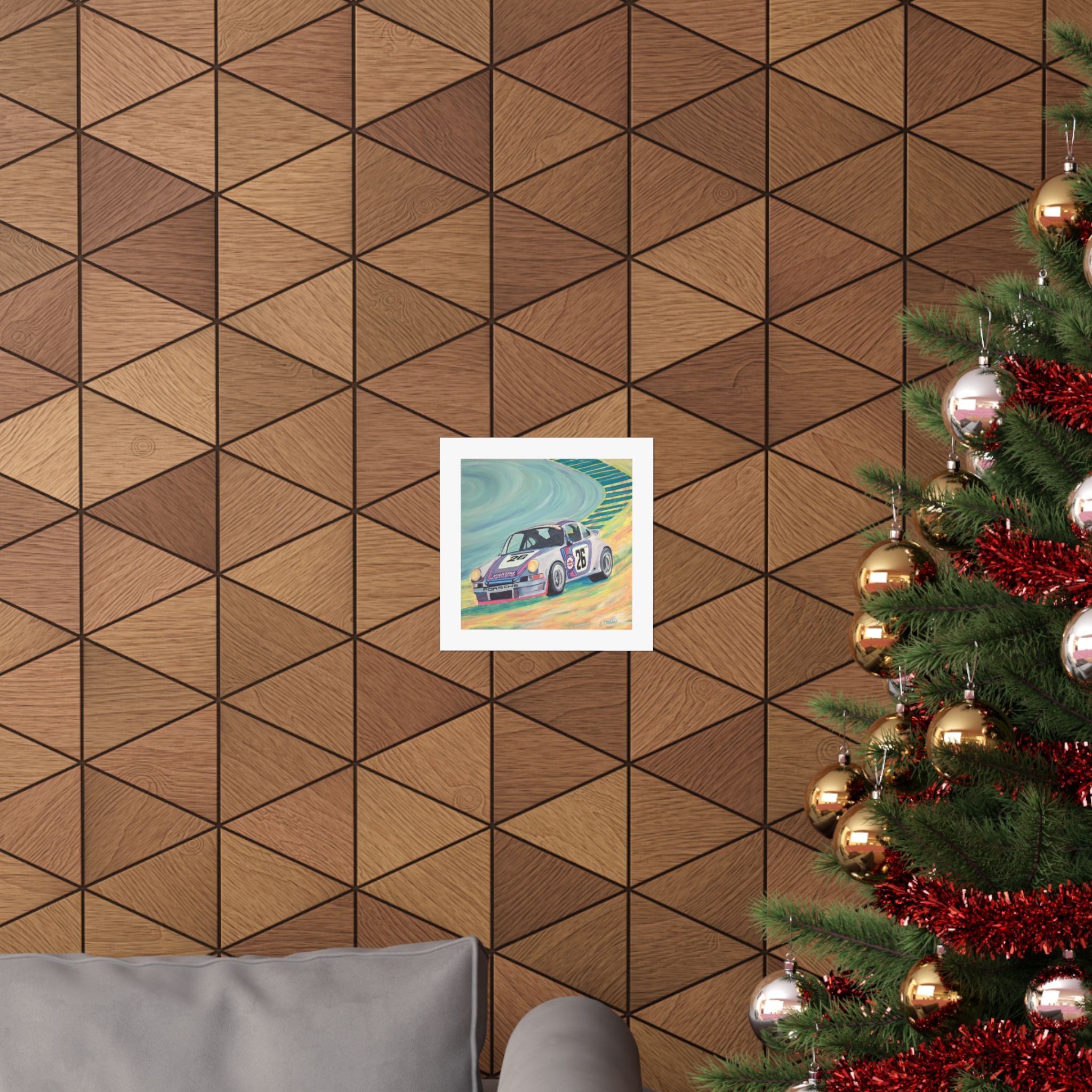 Go Fast — Porsche 26 Matte Horizontal Print